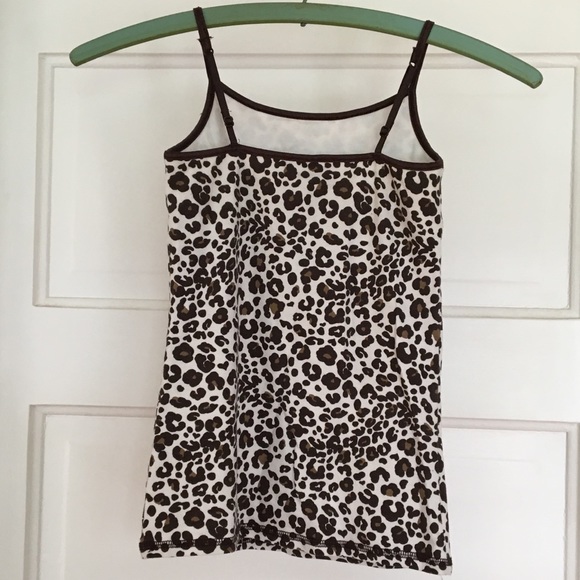 Justice Girls size 6/7 leopard print camisole tank - Picture 2 of 8